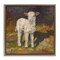 Stupell Industries Soft Baby Lamb Painting Framed Floater Canvas Wall Art